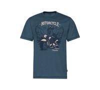 TRIGEMA Classic Fit T-Shirt Rundhals jeans, Bedruckt