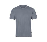 TRIGEMA Classic Fit T-Shirt Rundhals steingrau, Einfarbig