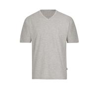 TRIGEMA Classic Fit T-Shirt V-Ausschnitt grau, Einfarbig