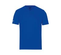 TRIGEMA Classic Fit T-Shirt V-Ausschnitt royal, Einfarbig