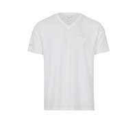 TRIGEMA Classic Fit T-Shirt V-Ausschnitt weiss, Einfarbig
