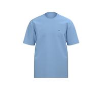 T-Shirt TRIGEMA "TRIGEMA Classic Tee", Damen, Gr. M, horizont, Single Jersey, 100% Baumwolle, Basic, lang, Rundhals, Shirts T-Shirt (99398000-M) horizont