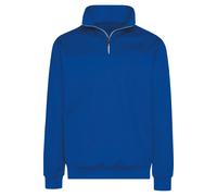 TRIGEMA Comfort Fit Sweatshirt Ziproyal, Einfarbig