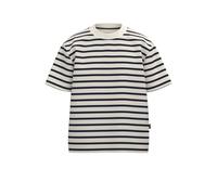 TRIGEMA Cropped T Shirt mit Sail Ringelmuster