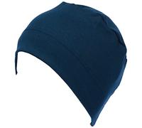 Trigema Damen 502006 Beanie Mütze, saphir-melange, 50 EU