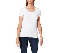 Trigema Damen 542201 T-Shirt, Weiß (weiß 001), 40 (Herstellergröße: M)