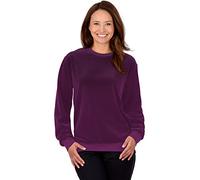 TRIGEMA Damen 554501 Sweatshirt, Aubergine, L