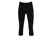 Trigema Damen Capri Leggings 531101, Gr. 46 (Herstellergröße: XL), Schwarz (Schwarz 008)
