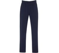 Jerseyhose TRIGEMA "TRIGEMA Fleece Freizeithose", Damen, Gr. XL, US-Größen, blau (navy), 100% Polyester, casual, Hosen (401898-XL) navy