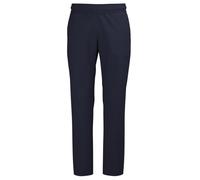 Jerseyhose TRIGEMA "TRIGEMA Hose DELUXE Baumwolle", Damen, Gr. XL, Normalgrößen, blau (navy), Single Jersey, 100% Baumwolle, Hosen Jerseyhose (393123-XL) navy