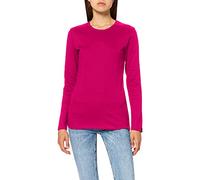 Trigema Damen Langarmshirt 502501_030, magenta, Gr. 3X-Large, magenta