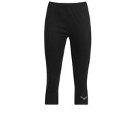 Leggings TRIGEMA "TRIGEMA 3/4 mit Kristallsteinen" Gr. XXL, US-Größen, schwarz Damen Hosen (488155-XXL) schwarz