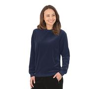 Trigema Damen 554501 Pullover, Blau (Navy 046), XXX-Large