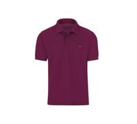Trigema Damen Piqué-Poloshirt mit kurzer Knopfleiste Sangria XXL
