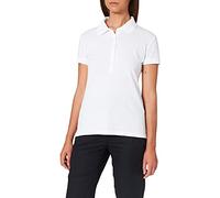 Trigema Damen Poloshirt mit Swarovski Kristallen, Gr. 40 (Herstellergröße: M), Weiß (Weiss 001)