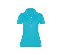 Trigema Damen 526611 Poloshirt, Blau (Azur 051), 48 (Herstellergröße: XL)