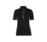 Trigema Damen Poloshirt Reißverschluss mit Swarovski® Kristallen