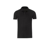 Poloshirt TRIGEMA "TRIGEMA Poloshirt aus elast. Piqué", Damen, Gr. XL, schwarz, 94% Baumwolle, 6% Elastan, Basic, Kurzarm, Shirts (404334-XL) schwarz