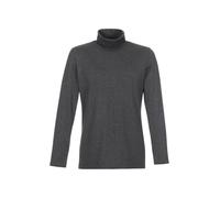 Rollkragenshirt TRIGEMA "TRIGEMA Rollkragenshirt", Damen, Gr. M, grau (anthrazit, melange), Feinstrick, 95% Baumwolle, 5% Elastan, Basic, normal, ohne Ausschnitt, Shirts (62440105-M) anthrazit, melang
