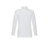 Rollkragenshirt TRIGEMA "TRIGEMA Rollkragenshirt", Damen, Gr. L, weiß, 95% Baumwolle, 5% Elasthan, Basic, Shirts Rollkragenshirt (72406956-L)