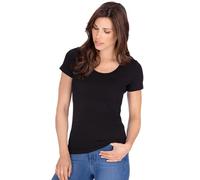Trigema Damen 542201 T-Shirt, Schwarz (Schwarz 008), 36 (Herstellergröße: S)