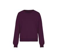 Trigema Damen Sweatshirt in Leichter Qualität Aubergine S