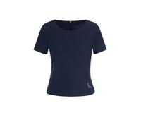 Trigema Damen Sweatshirt mit kurzen Ärmeln mit Kristallen von Swarovski