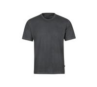 T-Shirt TRIGEMA "TRIGEMA T-Shirt DELUXE Baumwolle", Damen, Gr. S, grau (anthazit, melange), Single Jersey, 100% Baumwolle, Basic, lang, Rundhals, Shirts T-Shirt (48922627-S) anthazit, melange