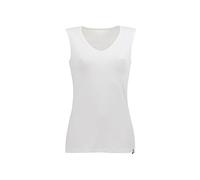Tanktop TRIGEMA "TRIGEMA Trägershirt aus Viskose", Damen, Gr. S, weiß, Single Jersey, 94% Viskose, 6% Elastan, Basic, lang, V-Ausschnitt, Tops Tanktop (488147-S) weiß