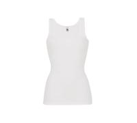 Unterhemd TRIGEMA "TRIGEMA Träger-Unterhemd im Doppelpack" Gr. XXL, US-Größen, weiß, Damen, 100% Baumwolle, Unterhemden (031580-XXL) weiß
