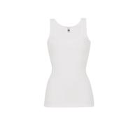 Unterhemd TRIGEMA "TRIGEMA Träger-Unterhemd im Doppelpack" Gr. XXL, US-Größen, weiß, Damen, 100% Baumwolle, Unterhemden (031580-XXL) weiß