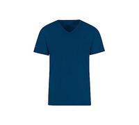 Trigema Damen V 100% Biobaumwolle T-Shirt, Blau (Saphir C2C 552), 48 (Herstellergröße: XL)