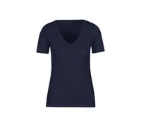 Trigema Damen V-Shirt aus Baumwolle/Elastan