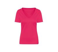 Trigema Damen V-Shirt aus Baumwolle/Elastan