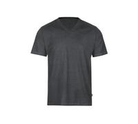 T-Shirt TRIGEMA "TRIGEMA V-Shirt DELUXE Baumwolle", Damen, Gr. 4XL, grau (anthrazit, melange), 100% Baumwolle, Basic, Shirts T-Shirt (49291311-4XL) anthrazit, melange