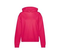 Sweatshirt TRIGEMA "TRIGEMA Dünner Oversize-Hoodie", Damen, Gr. S, orange (koralle), 50% Baumwolle, 50% Polyester, Basic, Sweatshirts (45718633-S) koralle