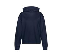 Sweatshirt TRIGEMA "TRIGEMA Dünner Oversize-Hoodie", Damen, Gr. M, blau (navy), 50% Baumwolle, 50% Polyester, Basic, Sweatshirts (97578812-M) navy
