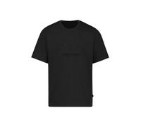 T-Shirt TRIGEMA "TRIGEMA Heavy Oversized T-Shirt mit 3D-Motiv", Damen, Gr. 3XL, schwarz, 100% Baumwolle, Shirts T-Shirt (63032812-XXXL) schwarz
