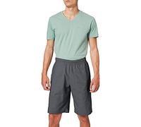 Jerseyhose TRIGEMA "TRIGEMA Cargo-Bermuda aus 100% Baumwolle", Herren, Gr. XL, US-Größen, grau (anthrazit), 100% Baumwolle, sportlich, Hosen (76996413-XL) anthrazit