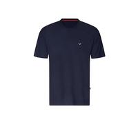 T-Shirt TRIGEMA "TRIGEMA Classic Tee", Herren, Gr. XXXL, blau (navy), 100% Baumwolle, Basic, Kurzarm, Shirts (63745925-XXXL) navy