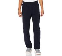 Jerseyhose TRIGEMA "TRIGEMA Fleece Freizeithose", Herren, Gr. L, US-Größen, blau (navy), 100% Polyester, casual, Hosen (397926-L) navy