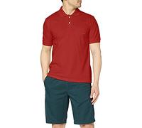 Poloshirt TRIGEMA "TRIGEMA Polohemd mit Brusttasche", Herren, Gr. XXL, braun (kirsch), 100% Baumwolle, Basic, Shirts (24796633-XXL) kirsch