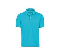 Trigema Herren Regular Fit Poloshirt Polo - Shirt Deluxe Piqué 627601, Einfarbig, Gr. Medium, Blau (Azur 051)