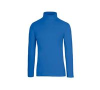 Trigema Herren Rollkragen Langarmshirt 602010, Blau (electric blue 048), Small
