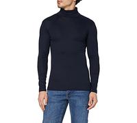 Trigema Herren Rollkragen Langarmshirt 602010, Blau (navy 046), X-Large