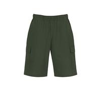 Trigema Herren Shorts Cargo-Bermuda, Gr. 56 (Herstellergröße: XL), Grün (Khaki 155)