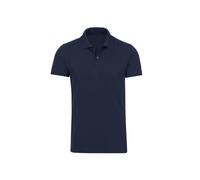 Poloshirt TRIGEMA "TRIGEMA Slim Fit aus DELUXE-Piqué" Gr. M, blau (navy) Herren Shirts (10930601-M) navy