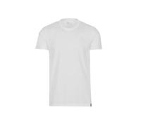 T-Shirt TRIGEMA "TRIGEMA Slim Fit T-Shirt aus DELUXE Baumwolle", Herren, Gr. S, weiß, 100% Baumwolle, Basic, Shirts T-Shirt (15426057-S) weiß