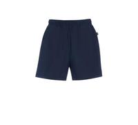 Jerseyhose TRIGEMA "TRIGEMA Shorts aus 100% Baumwolle", Damen, Gr. 3XL, US-Größen, blau (navy), 100% Baumwolle, Hosen Jerseyhose (28910662-XXXL)