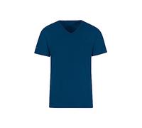 Trigema Herren V-shirt Biobaumwolle 639203, Blau (Saphir C2c 552), 3XL EU